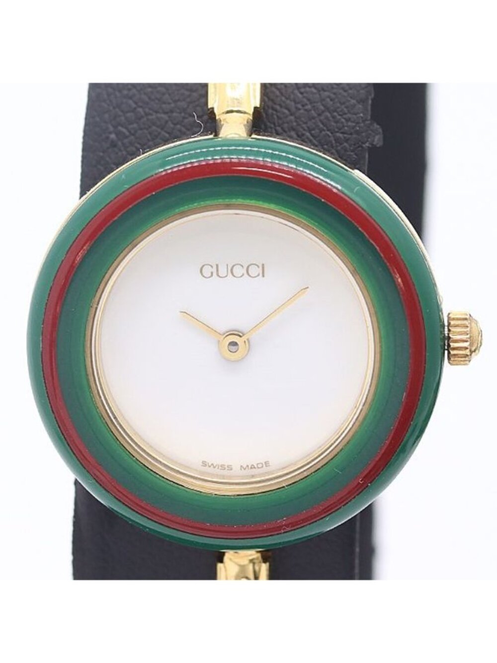 ★SOLD★ Gucci Change Bezel 11 12.2 Quartz White Dial Watch - Picture 2 of 5